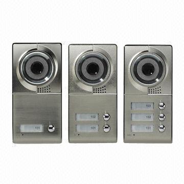 Wired Video Doorbells, Video, Suitable for Outdoor Station, with Color CCD Camera and Night Vision