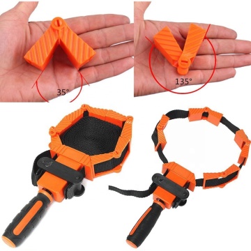 Quick-Release Band Clamp with 4M Strap Belt Ratcheting Picture Frame Corner Mitre Clamp