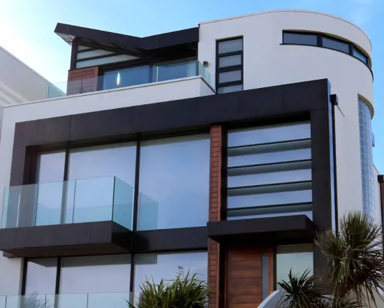 Aluminum doors and windows for doorways