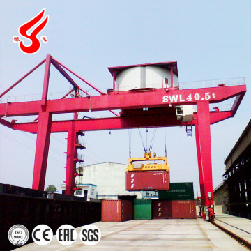 RMG Double Girder Gantry Crane 50 Ton Rail Mounted Crane for Container Loading