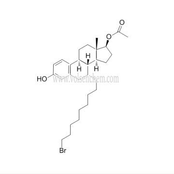 CAS 875573-66-3, Fulvestrant Intermediate (7a, 17b) -7- (9-bromononyl) -estra- 1,3,5 (10) -triene-3,17-Diol 17-acetate