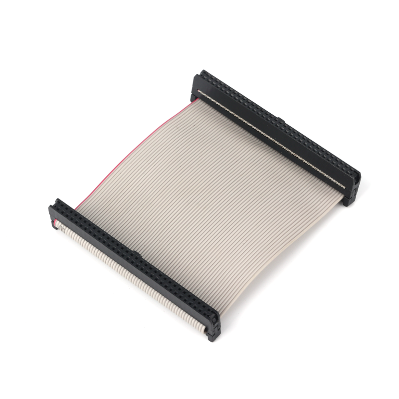 1.0 Red edged gray ribbon cable with two ends pressed FC2.0 XP three piece L=XXXmm