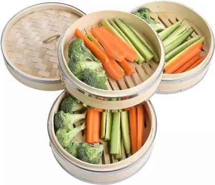 Handmade For Healthy Cooking Dim Sum Basket