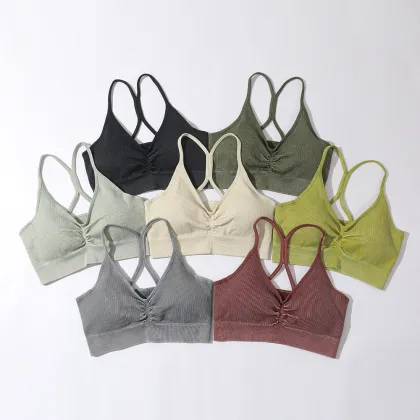 2023 Hot Selling Yoga Short Sets Fitness Women Seamless Gym Clothing