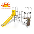 Climbing hill adventure playground apparatus