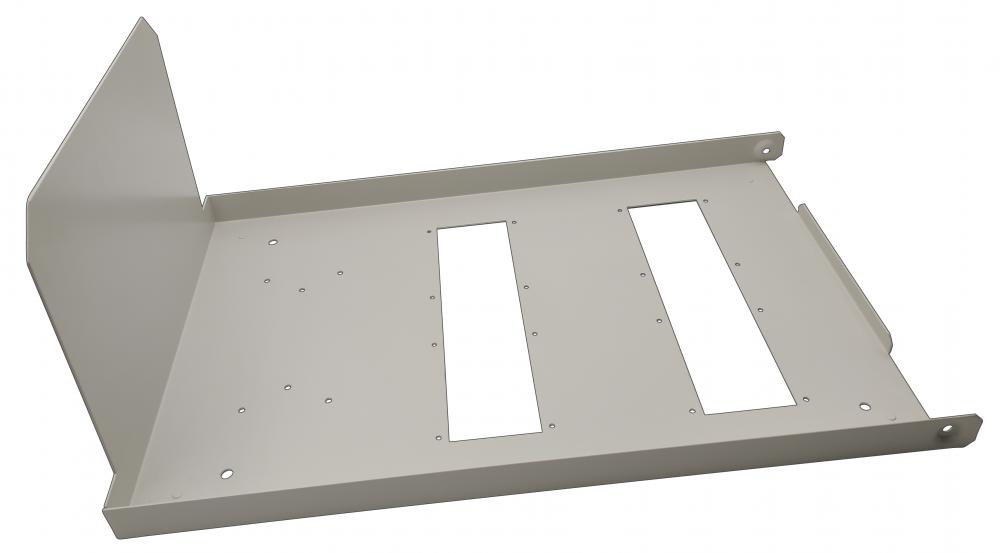 OEM亜鉛メッキ鋼白色レーザー切断ベースボード設計
