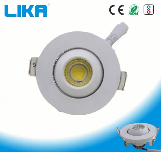 1W Round Adjustable Eye Ball Fitting COB Downlight