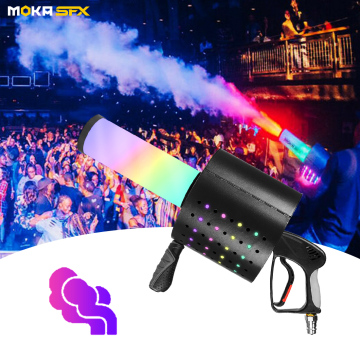 Moka SFX LED 7カラーDJパーティーやナイトクラブ用のCO2ジェット紙吹雪キャノン