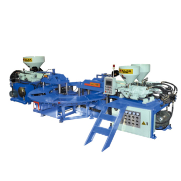 Automatic PVC Three-Color Upper Molding Machine for Plastic Production