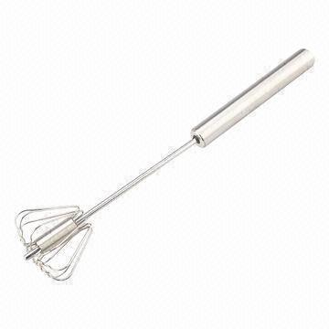 Rotation Egg Whisk, Made of Stainless Steel, High Temperature Resistance