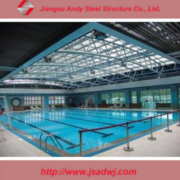 steel structure for swimming pool roof