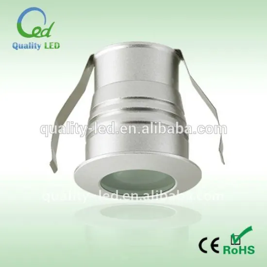 IP44 700mA 1W/3W recessed cabinet led mini spot light