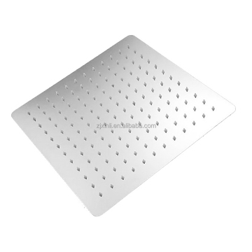 X15526 Stainless Steel Square LED Lighting Rainfall Shower Head