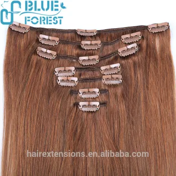 Double Draw Clip In Hair Extension Chinese Remy Hair Extension Factory Wholesale Price