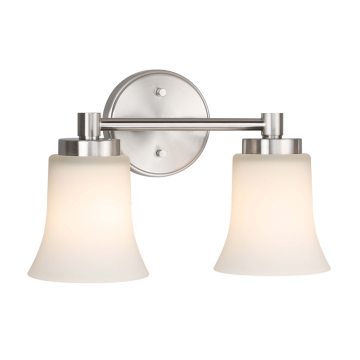 US Free Shipping Contemporary LED Wall Light Glass Bathroom Sconce