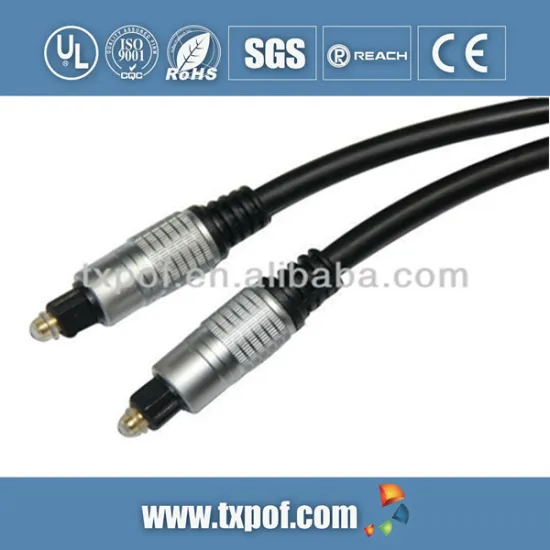 Toslink Patch Cord Connector,Optical Fiber Cable