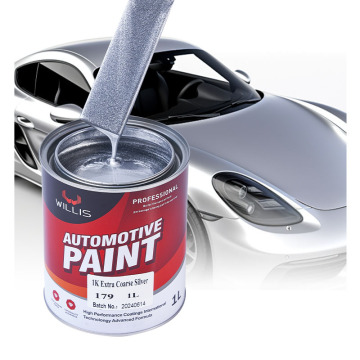 High Quality 1K Thick Silver Sparkling Automotive Paint