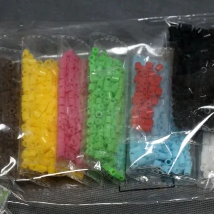 Ecofriendly Plastic Fun Fusion Beads Multi-color Beads