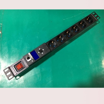 1U Remote Control Rack PDU พร้อมโมดูล IP Intelligent: Advanced Server Room Management Solution