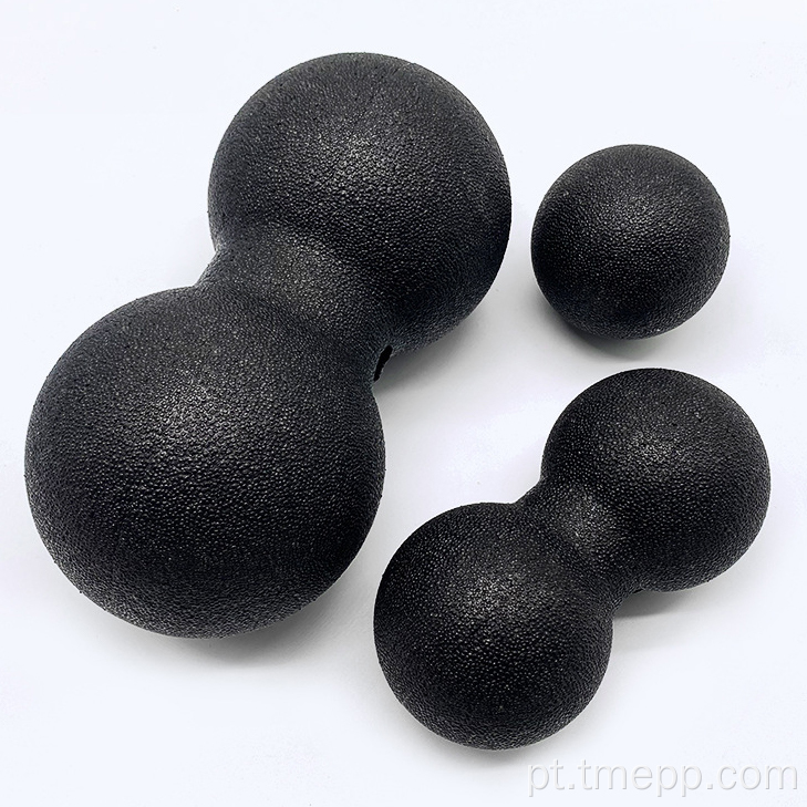 Bola de massagem única e de massagem dupla de 12 cm