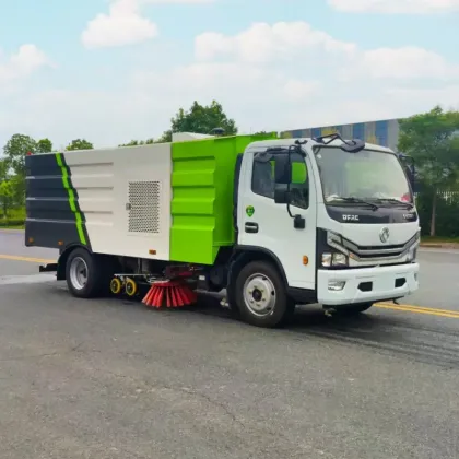 Sanitation vehicle City road sweeper Government sprinkler