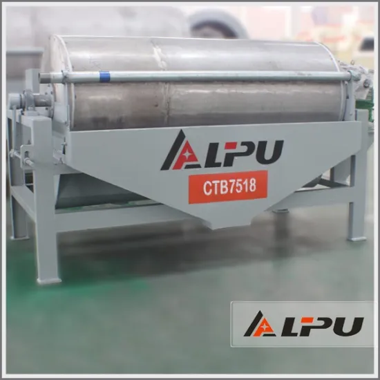China ISO,BV,CE Certificates Approved Wet Magnetic Drum Separator