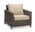 Rattan Sofa -zitgroep met kussens