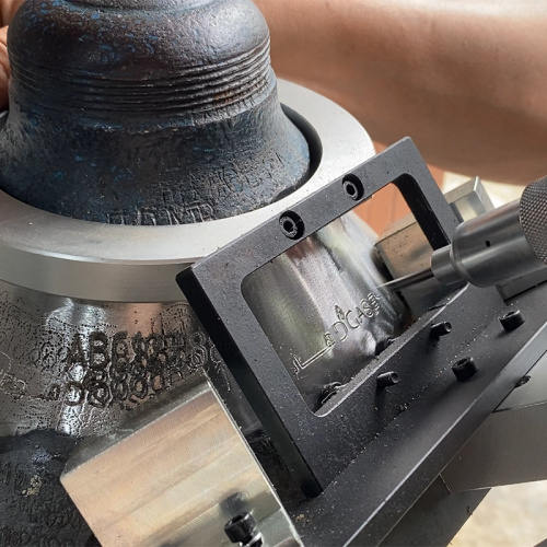 80x40mm Máquina de marcação de cilindros de cilindro de gás pneumático-pin