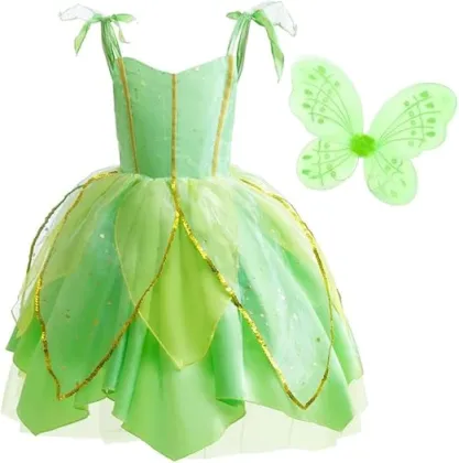 Dressy Daisy Green Fancy Fairy Costume