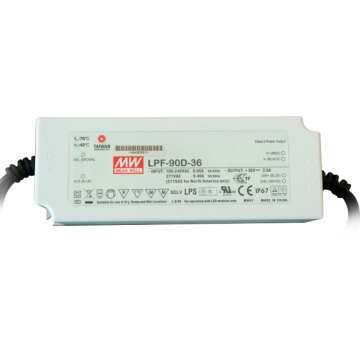 Mean Well LPF-90D-36 36V 2.5A 90W LED Driver - Dimmable