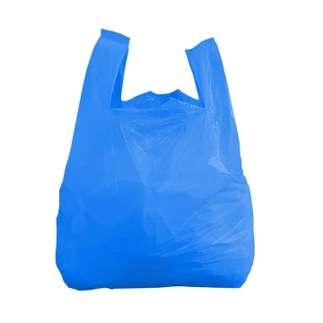 OEM LDPE HDPE Poly Plastic Bag For Clothes Handle Shopping Bags