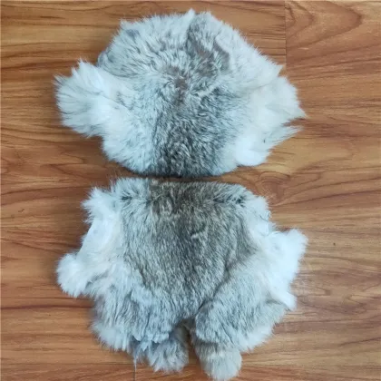 natural color super soft tanned wild rabbit skins