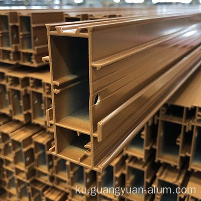 6063-T5 Profîla Extrusion Aluminium ya Aluminium