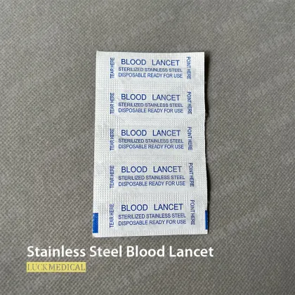Stainless Steel Blood Lancet Blood Sugar