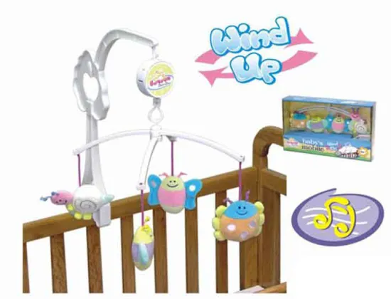 PLUSH BABY HANGING BELL WITH MUSIC