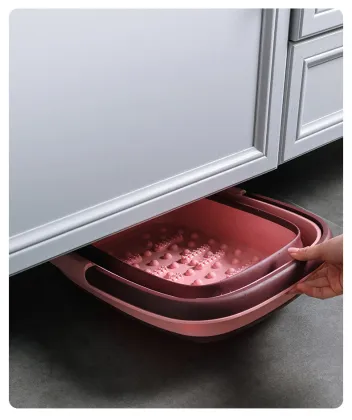 Portable Relax Folding Soaking Bucket Basin Foot Bath