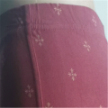 กางเกงเลกกิ้งพิมพ์ลายดอกไม้ในร่มสำหรับผู้หญิงเรยอนสแปนเด็กซ์สีแดง