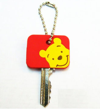 Lovely Custom Silicone Covers For Keys, Flexible Personalized Silicone Key Caps For Gifts