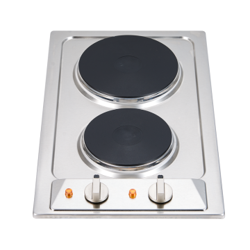 Two burner hot plate stainless steel electric stove