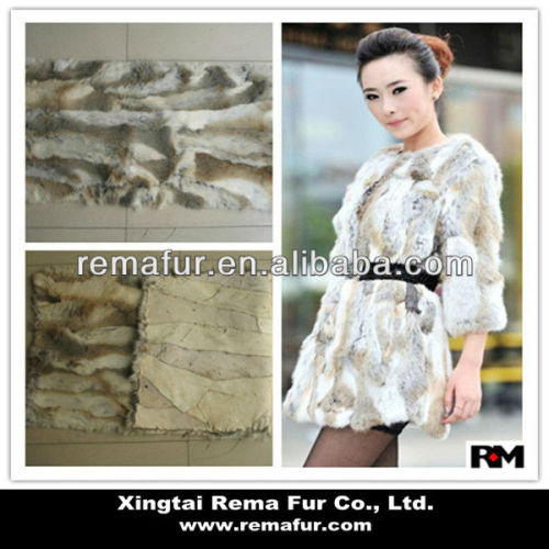 Factory wholesale 100% real Rabbit Belly Plate for garments