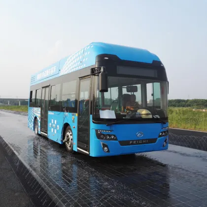 8.5m Urban Bus Passenger Car with Hydrogen Fuel Cell