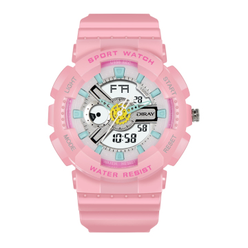 2022 New Style DIRAY-216ADC Custom Luminous Sports Digital Watches for Women