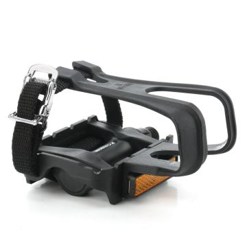 ZK-288 Bike Resin Pedals with Toe Clip/Strap