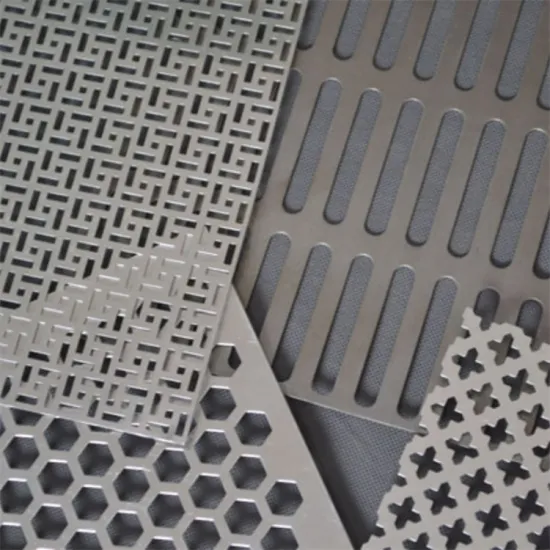 High Quality Iron Hexagonal Perforated Decorative Metal Panel