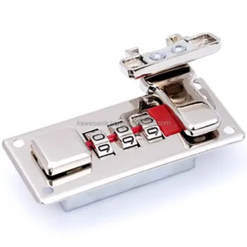 Exclusive Pearl Nickel Three-Digit Password TSA Approved Metal Alloy Lock for Luggage Cases - Code Lock with Numbers