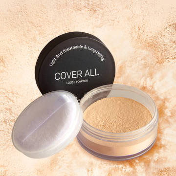 Private Label Waterproof Matte Loose Powder with Puff