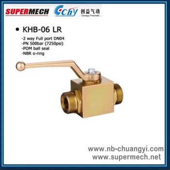 Khb-lr High Pressure Ball Valve 