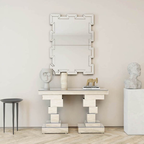 Table de console en miroir meubles de meubles d'hôtel