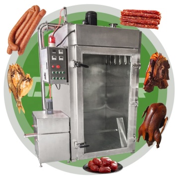 Four à gaz domestique pour traiter 30 kg de saucisse de poisson avec fumée et fonction sèche