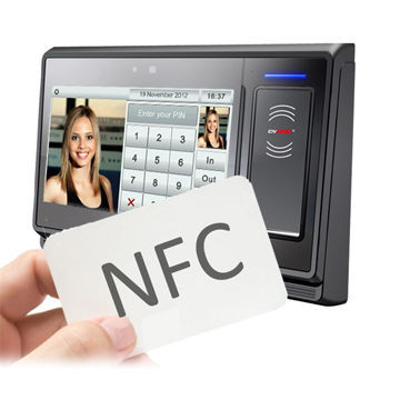uTouch Access Control with NFC and RFID Reader, Touchscreen for Car Parking Management System